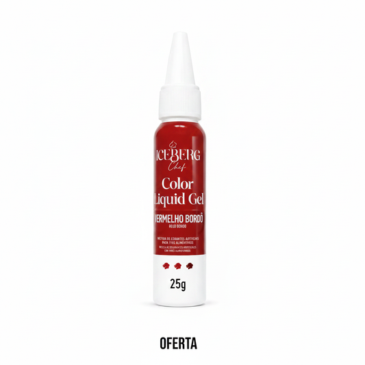 Colorante Gel Rojo Bordo 25g