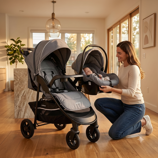 Coche Bebé Bebesit Sienna TS 5282 Gris