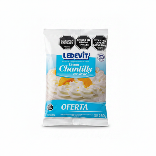 Mousse en Polvo Ledevit Chantilly 250g