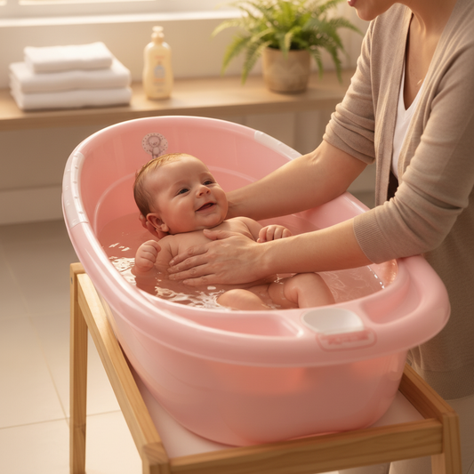 Bañito Bebé 28 Litros Rosa
