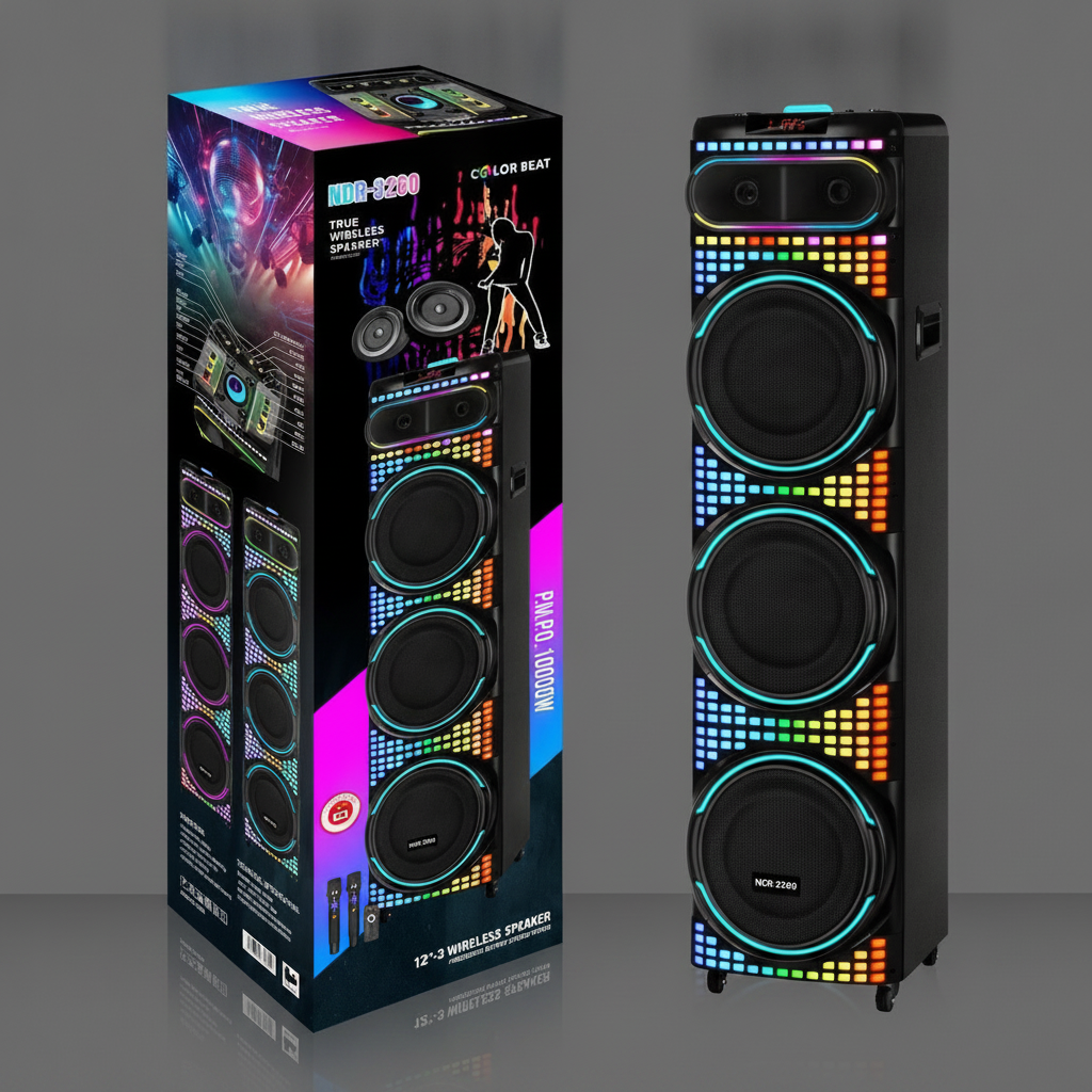 Parlante NDR-3260 12" x 3
