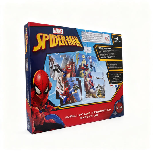 Juego Caja Las Diferencias Spiderman