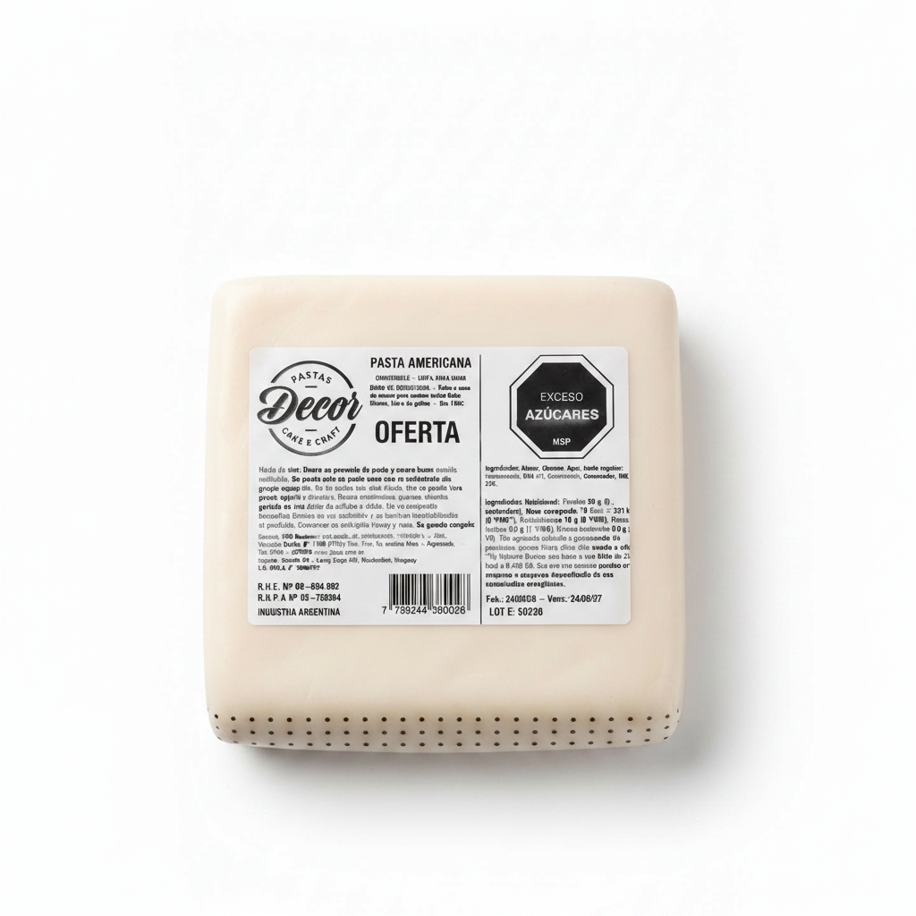 Pasta Americana Decor 1kg Blanca