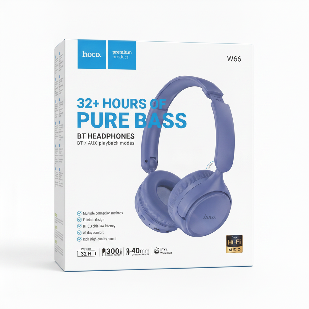 Auricular Inalámbrico Hoco W66 Azul