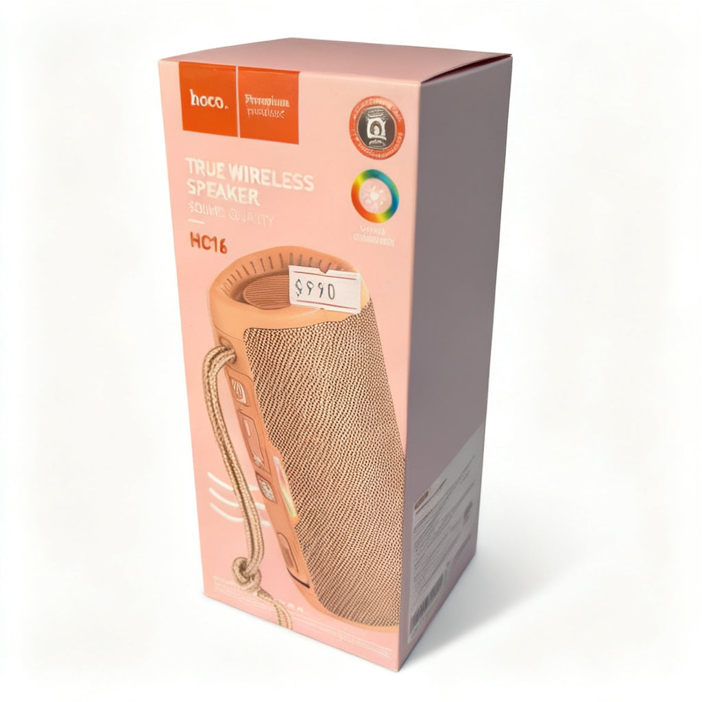 PARLANTE C/BLUETOOTH HOCO HC16 ROSADO