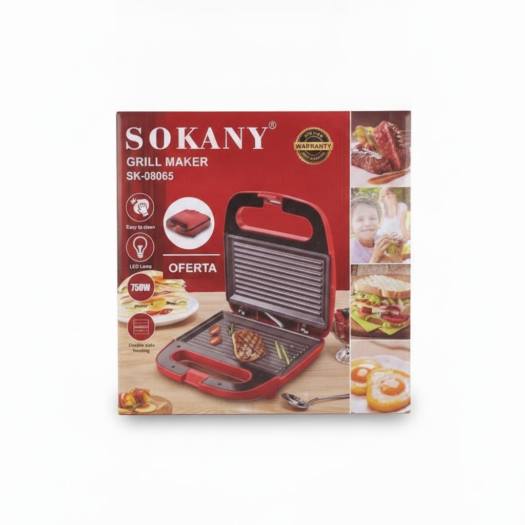 Sandwichera Grill Sokany SK-08065