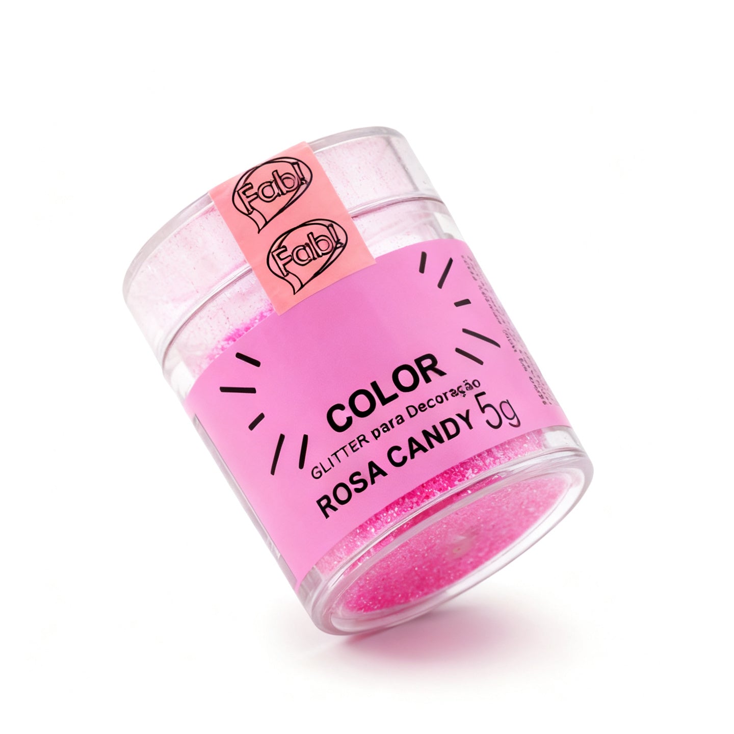 Brillo para Decoración Fab! Rosa 5gr