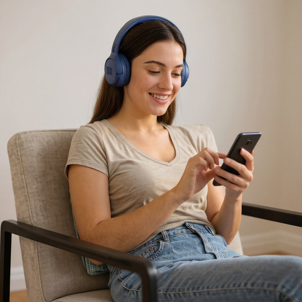 AURICULAR JBL INALAMBRICO TUNE 530 AZUL