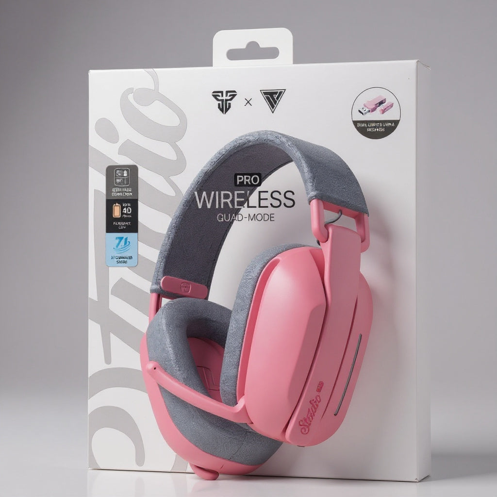 AURICULAR INALAMBRICO GAMING ROSADO