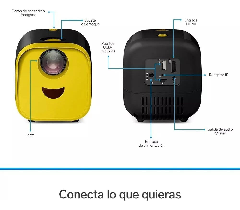 Proyector Led Mini P Vivibright L Mundo Kanata Kanata