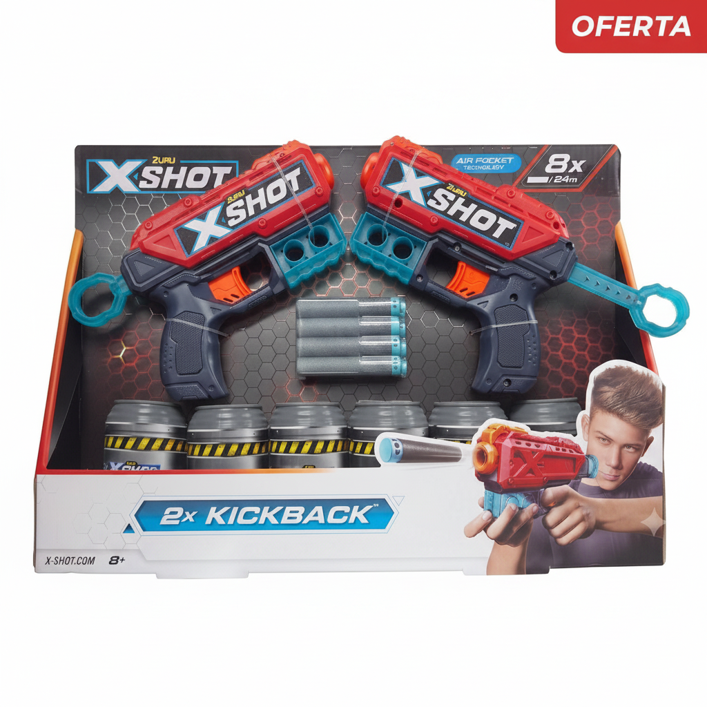 Pack 2 Pistolas X-Shot Kickback
