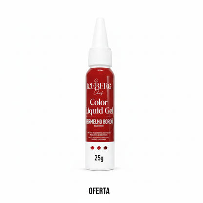 Colorante Gel Rojo Bordo 25g