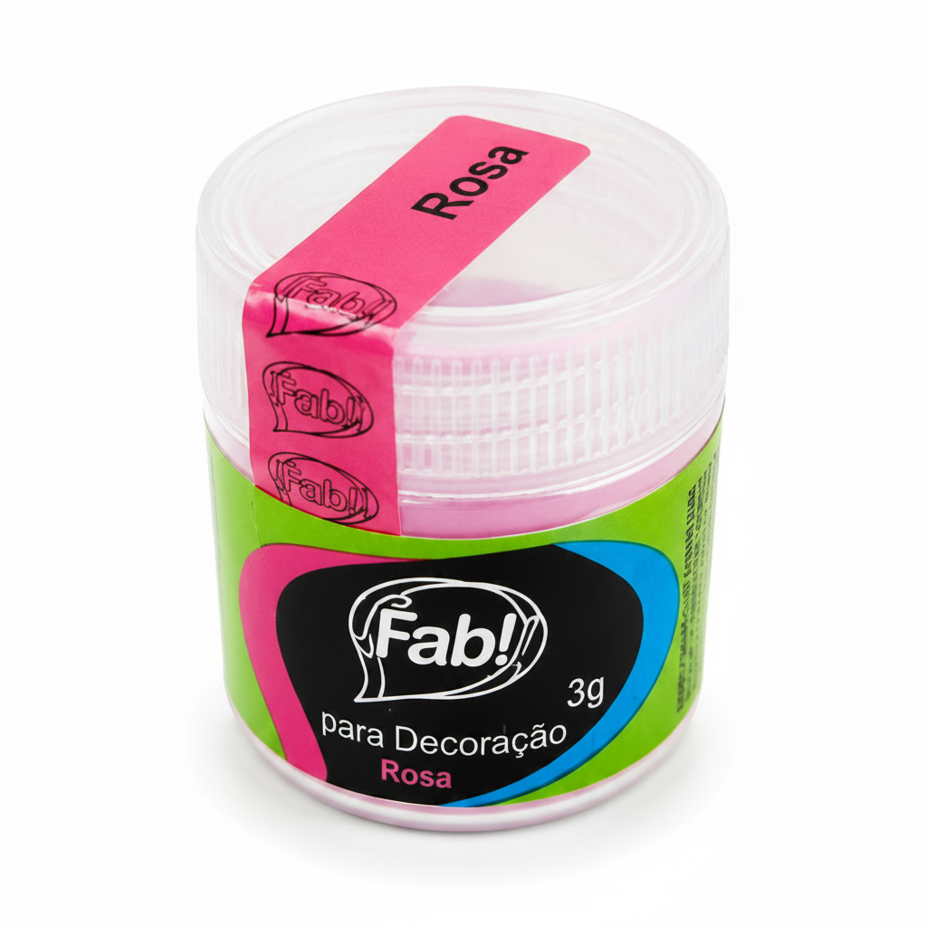 Brillo para Decoración Rosa 5g