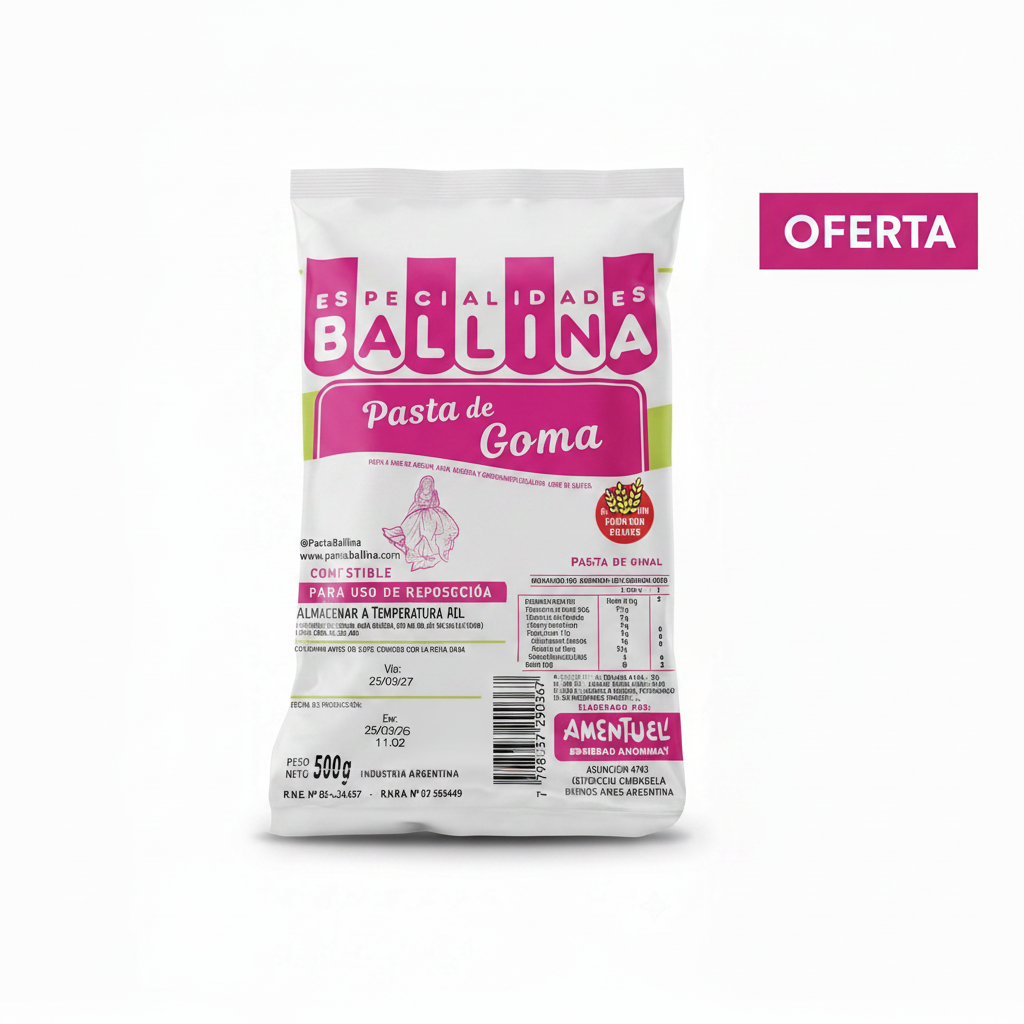 Pasta de Goma Ballina 500g