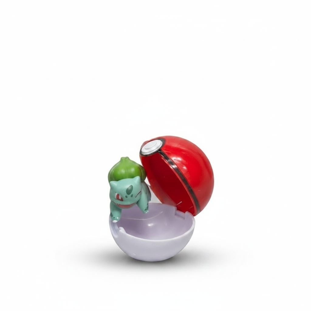 Muñeco Pokémon con Pokébola Clip