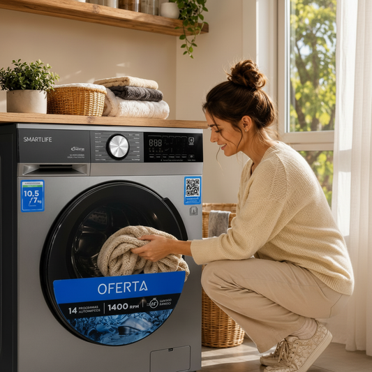 Lavasecarropas SmartLife SL-WDI1071400G