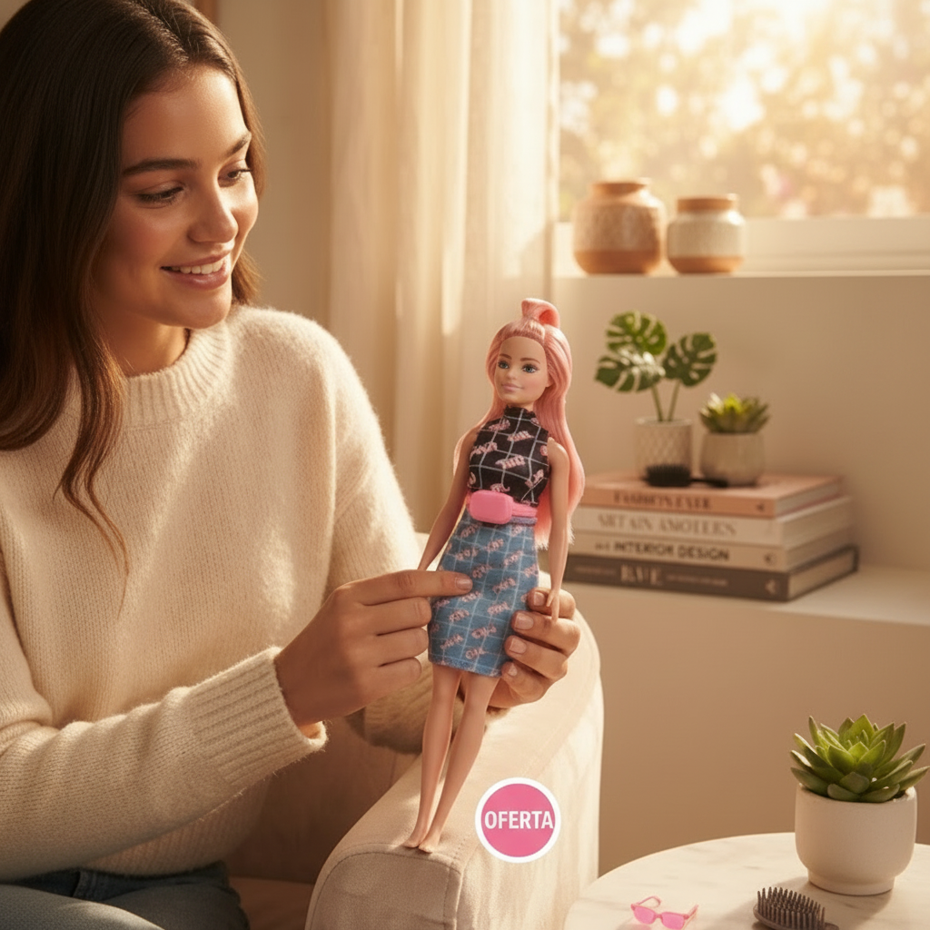 Muñeca Barbie Fashionista HJT01