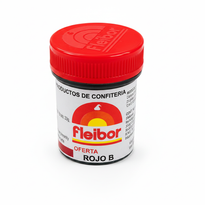 Colorante Pasta Fleibor Rojo B