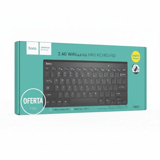 Teclado Inalámbrico Hoco GM70 Negro
