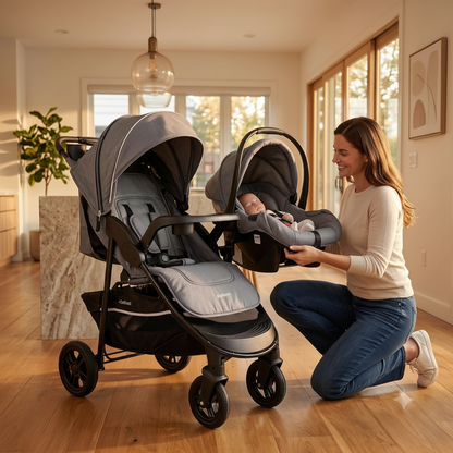 Coche Bebé Bebesit Sienna TS 5282 Gris