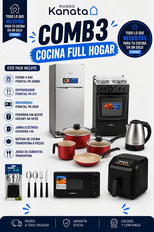 COMBO 3 -  COCINA FULL HOGAR