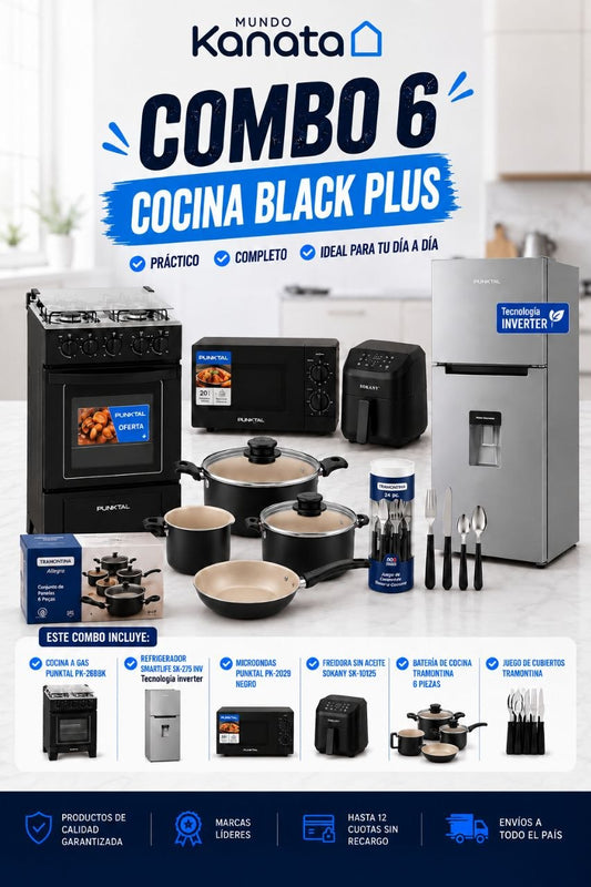 COMBO 6 - COCINA BLACK PLUS