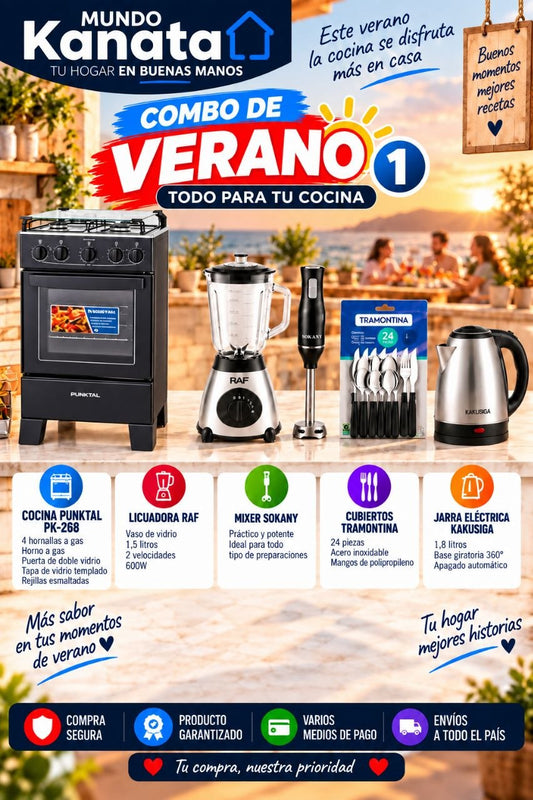 Combo de Verano: Cocina + Electrodomésticos