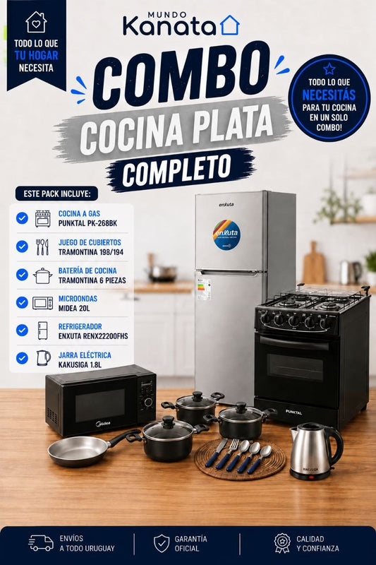 Combo Cocina Plata Completo