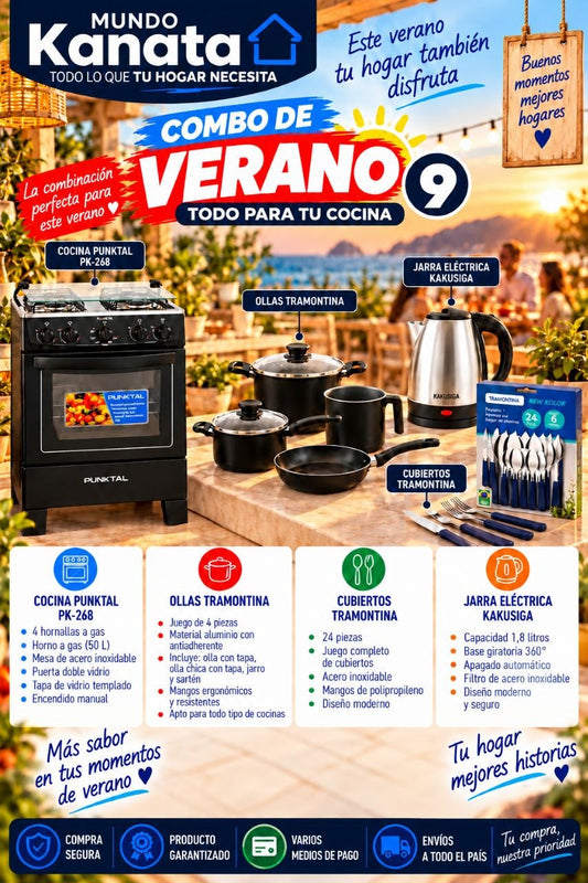 Combo de Verano 9: Cocina Completa 4 en 1