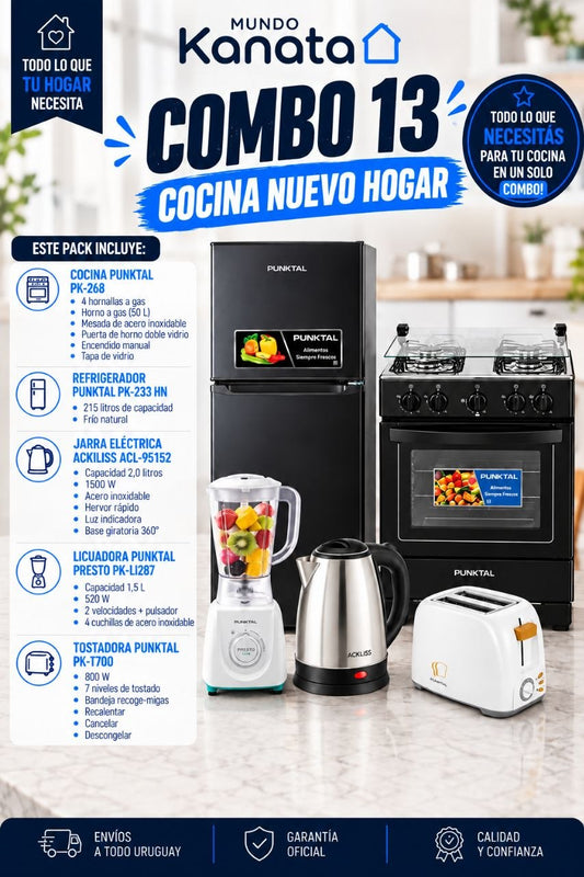 Combo Cocina Nuevo Hogar