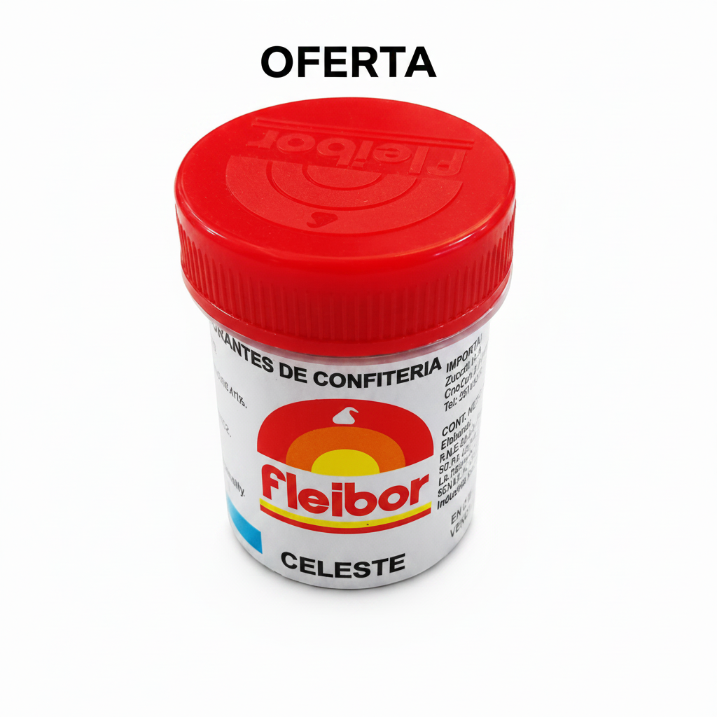 Colorante Pasta Fleibor Celeste