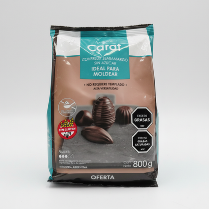 Chocolate Sin Azúcar Carat 800g