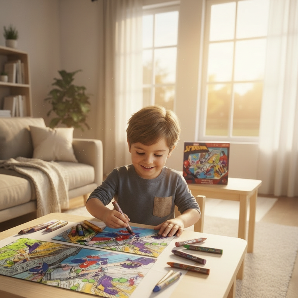 Juego Caja Pintor Mágico Spiderman