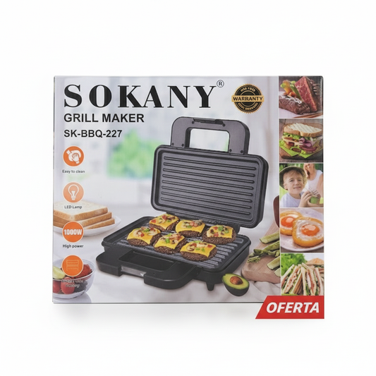 Parrilla Eléctrica Sokany BBQ-227