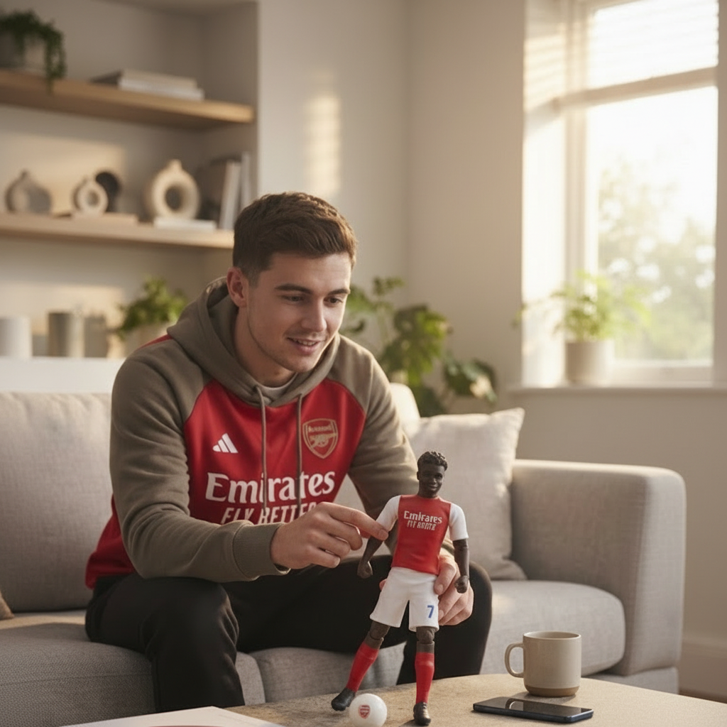 Muñeco Jugador de Fútbol Saka 20 cm