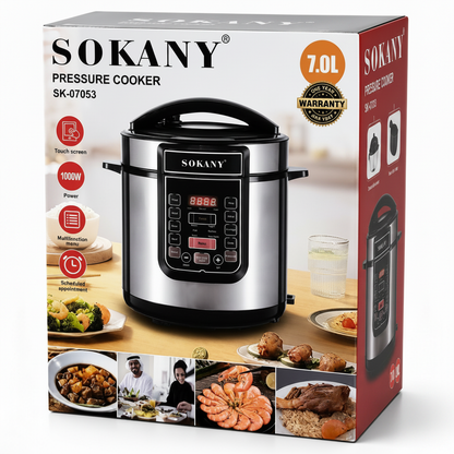 Olla a Presión Eléctrica Sokany SK-07053