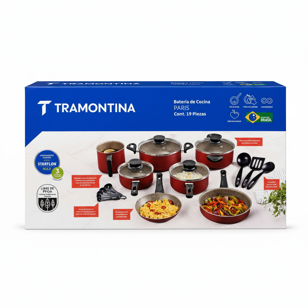Juego de Ollas Tramontina Paris 899/558
