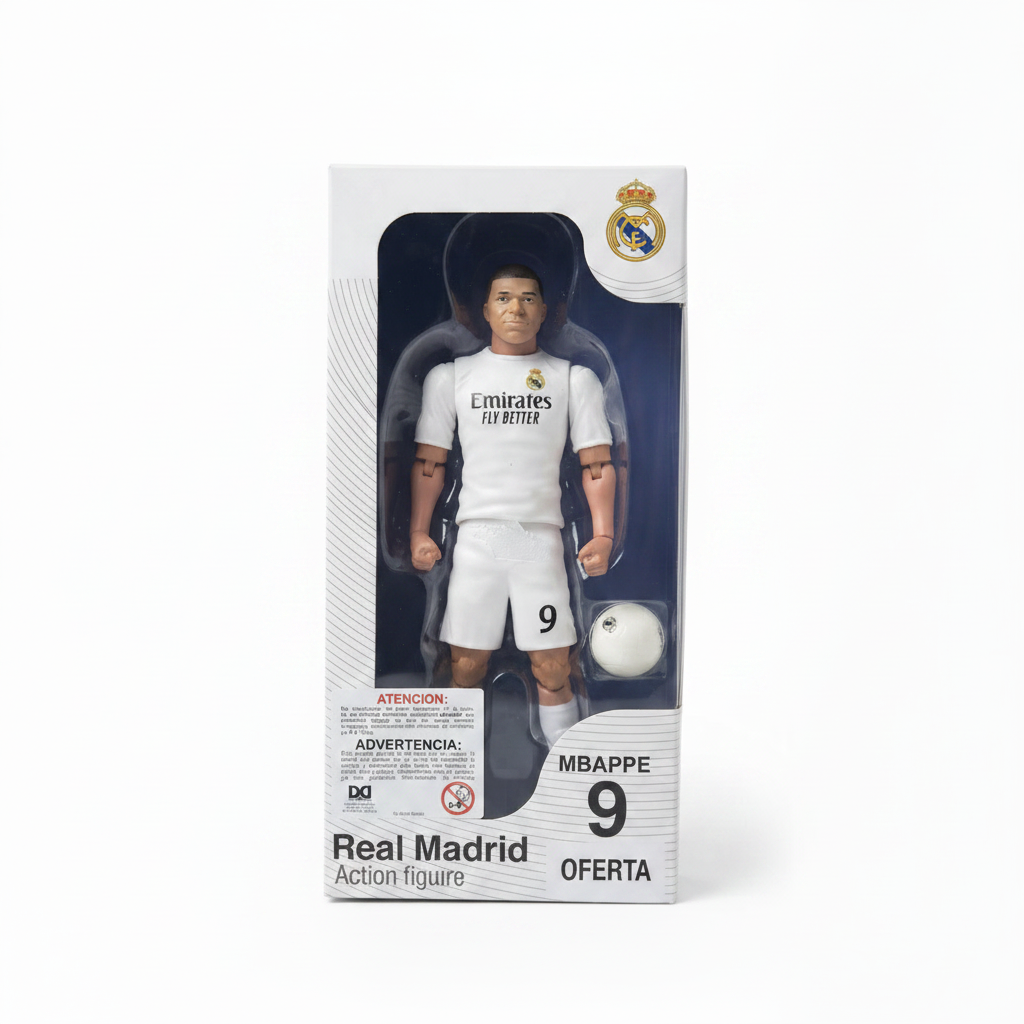 Muñeco Jugador Fútbol Mbappé 20 cm