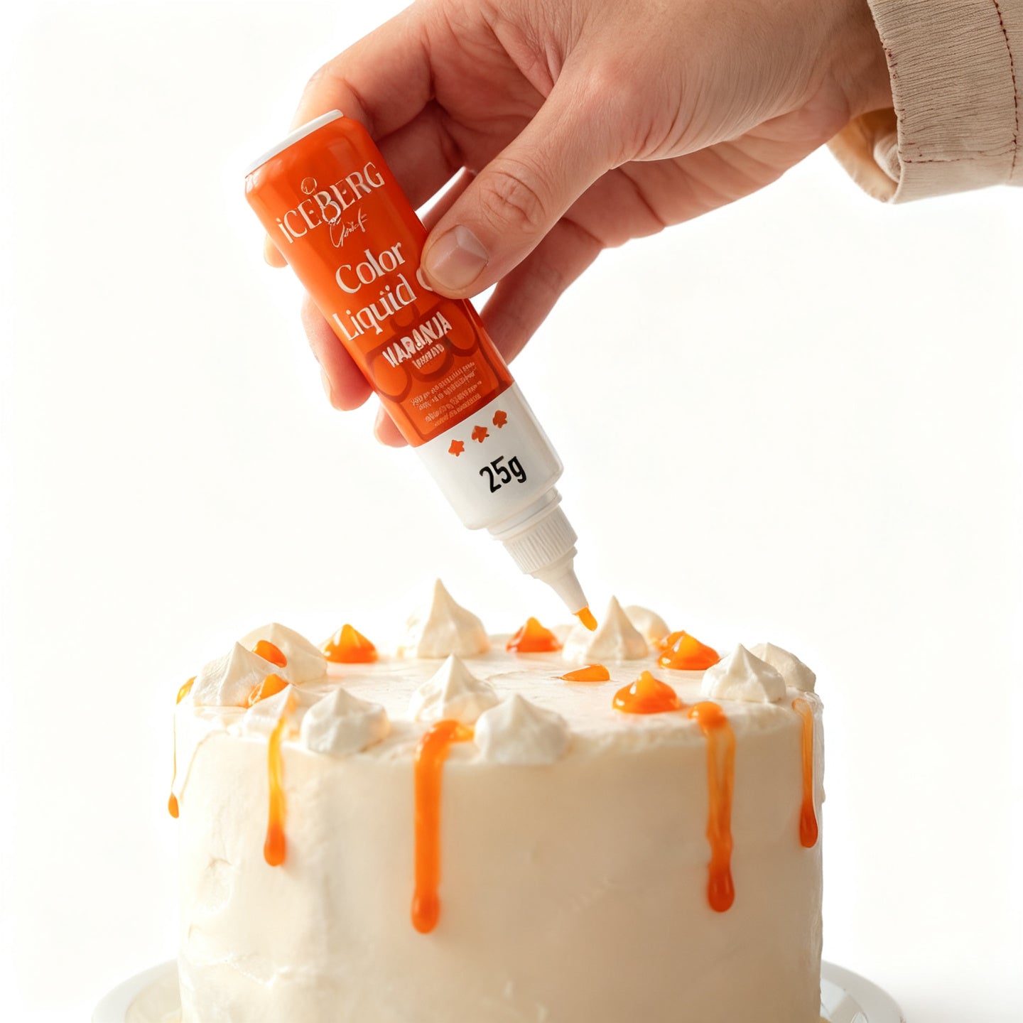 Color en Gel Naranja 25g