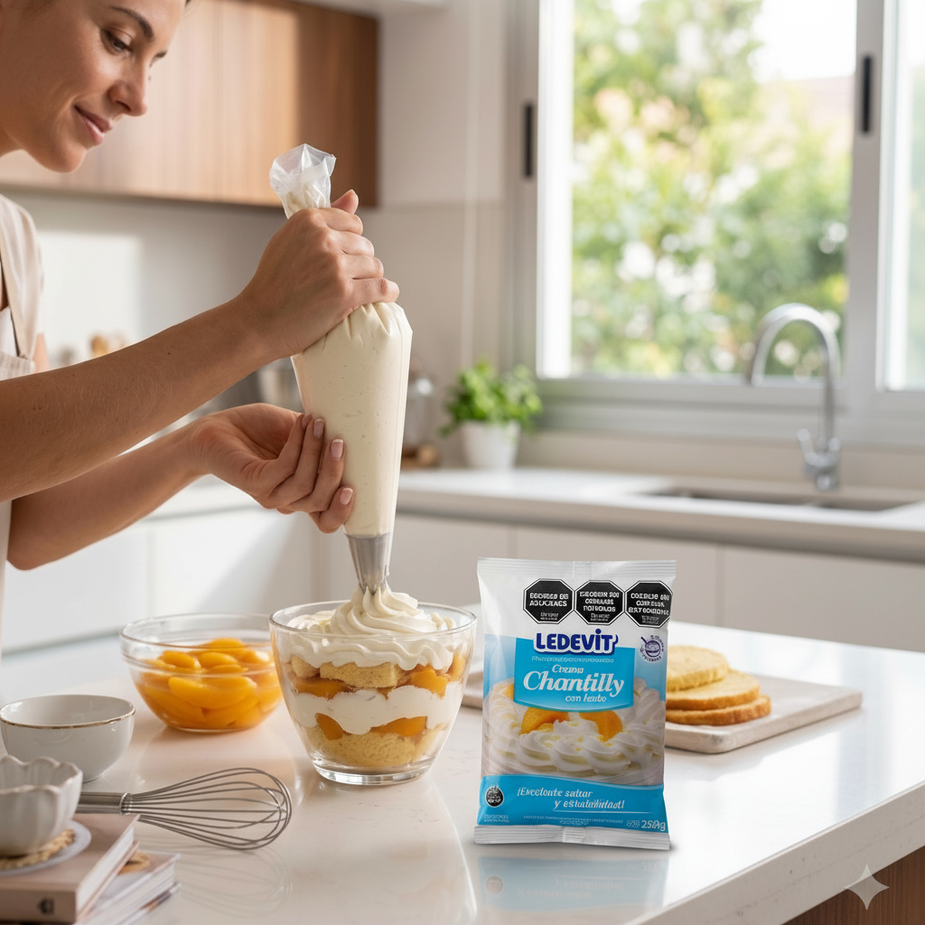 Mousse en Polvo Ledevit Chantilly 250g