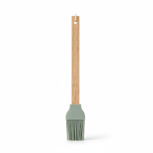 Pincel de Silicona con Mango de Madera