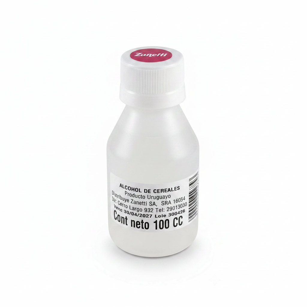 Alcohol de Cereales 100 cc