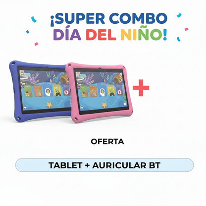 Combo Tablet Kids + Auriculares