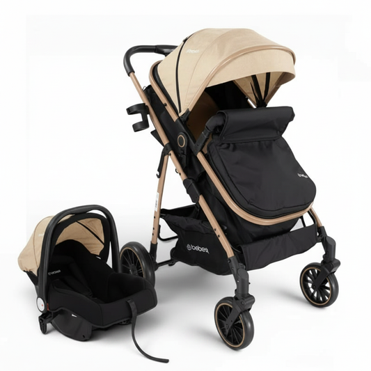 Coche de Bebé Bebesit Jumbo Beige