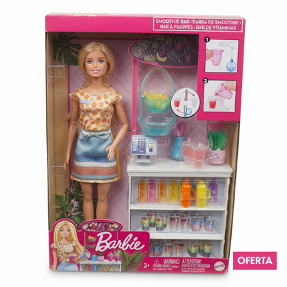 Muñeca Barbie Jugos Tropicales GRN75