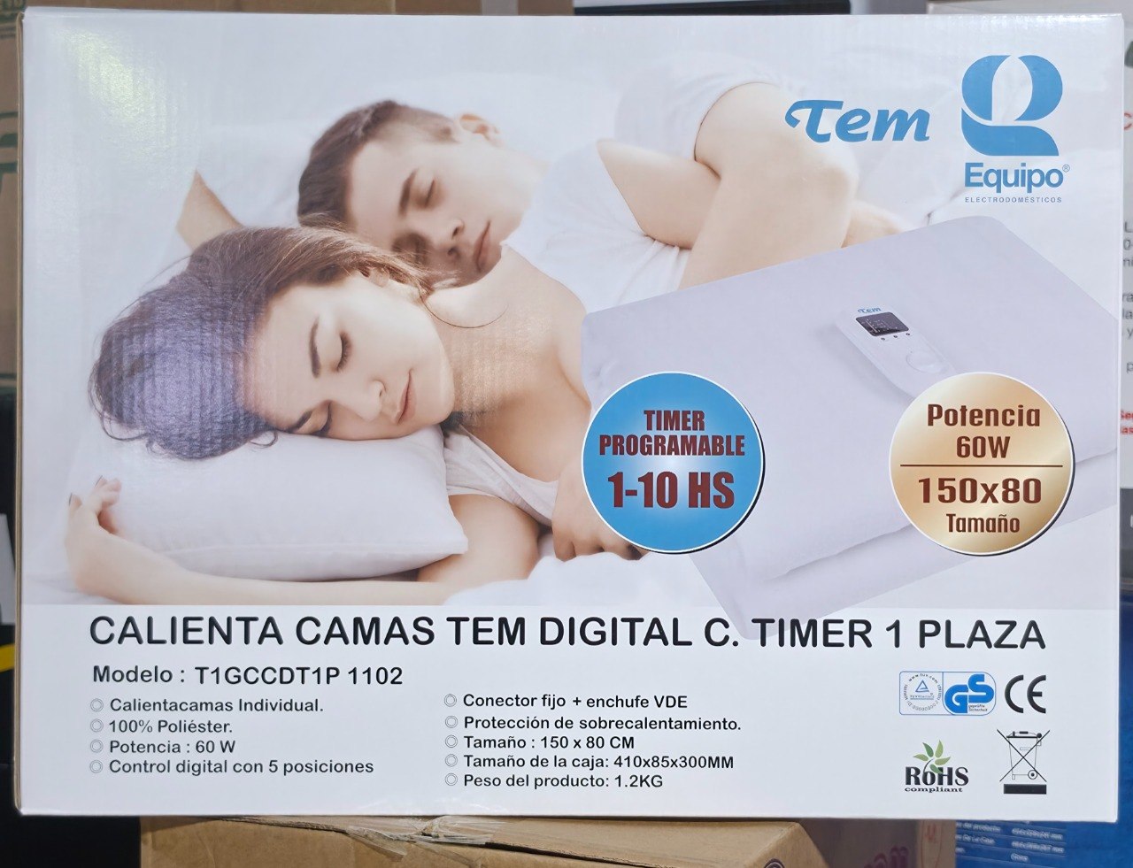 CALIENTA CAMA TEM C/TIMER Z1102