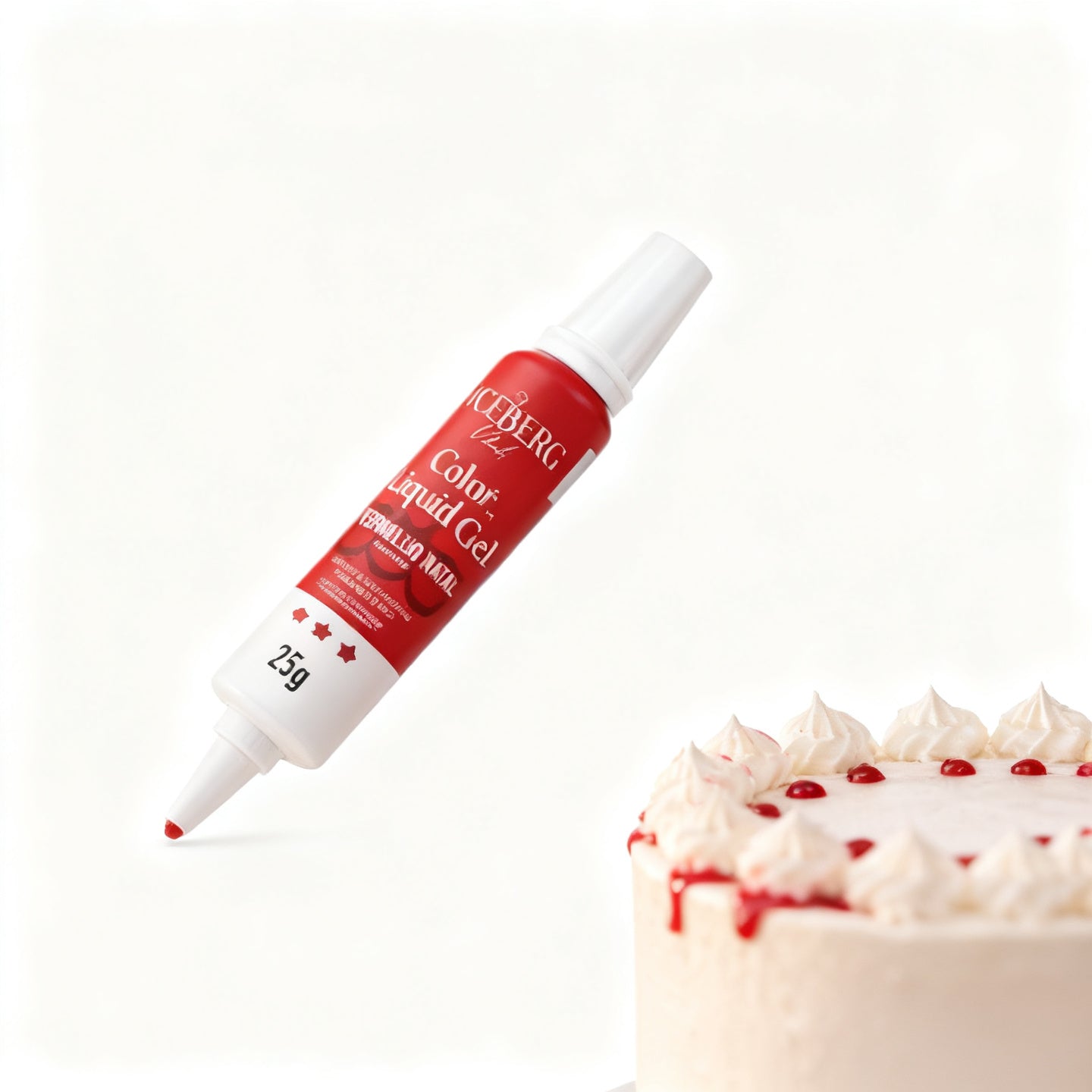 Colorante en Gel Rojo Navidad 25g