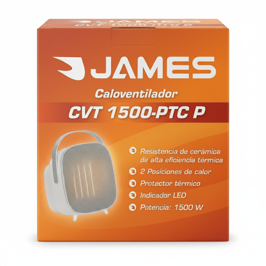 Caloventilador James CVT 1500-PTC