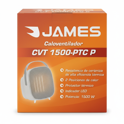 Caloventilador James CVT 1500-PTC