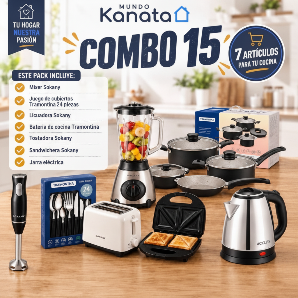 Combo 15 Cocina Económica